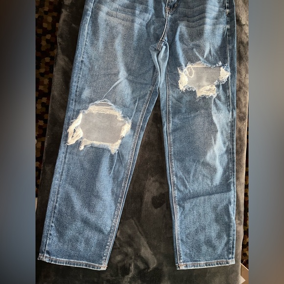 American Eagle Stretch Mom Straight Jean Size 8 Regular - Picture 9 of 15